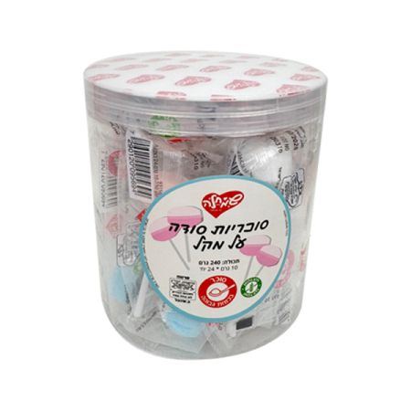 לקקן סודה 10 גרם-24 בצנצנת/12 בקר