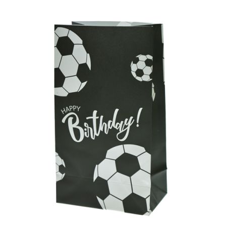 שקית נייר בסיס 6 יח - כדורגל