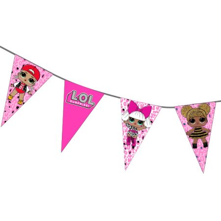 באנר לתליה-דגלים 3.6מ 12יח-LOL מנומר