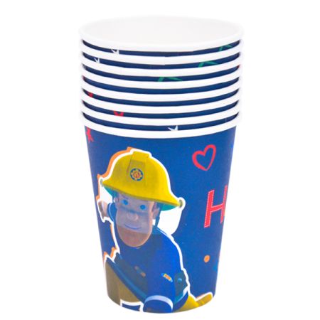 כוסות נייר 8יח-סמי הכבאי-HERO