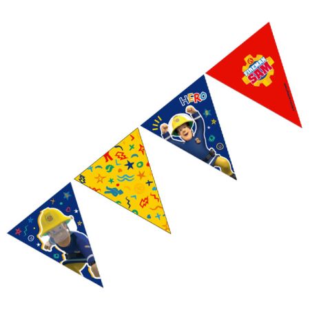 שרשרת דגלים 2.5מ 12יח-סמי הכבאי HERO