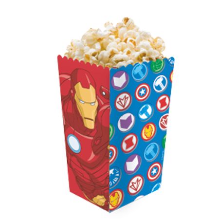 קופסאות פופקורן וחטיפים 6יח-הנוקמים