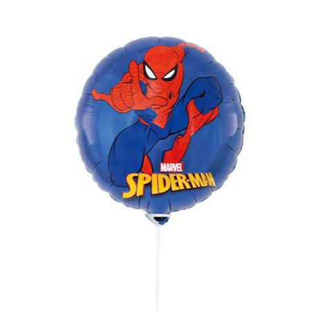 בלון מיילר 10 - עגול ספיידרמן marvel על מקל
