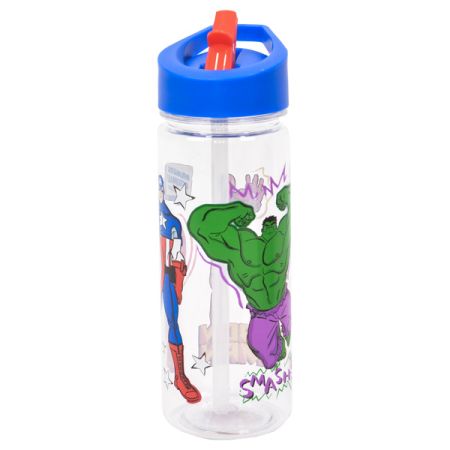 בקבוק טריטן 500 מ''ל עם פיית סיליקון -  הנוקמים אייקונים