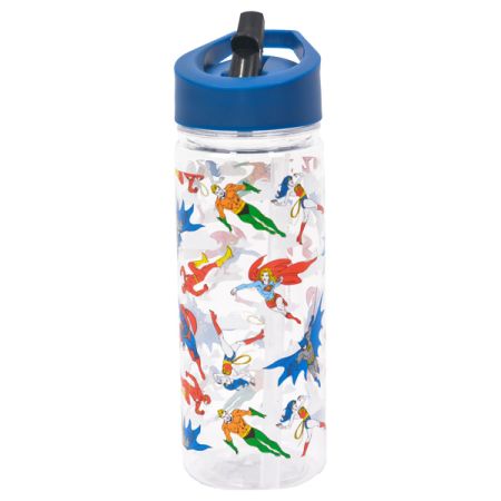 בקבוק טריטן 500 מ''ל עם פיית סיליקון -  ליגת הצדק מאוייר