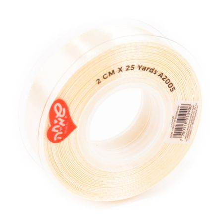 סרט סאטן 25 יארד 1 סמ - שמנת