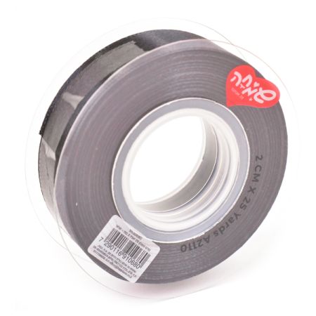 סרט סאטן 25 יארד 2 סמ - שחור