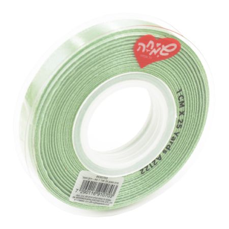 סרט סאטן 25 יארד 1 סמ - ירוק וינטג'