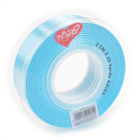 סרט סאטן 25 יארד 2 סמ - תכלת בייבי