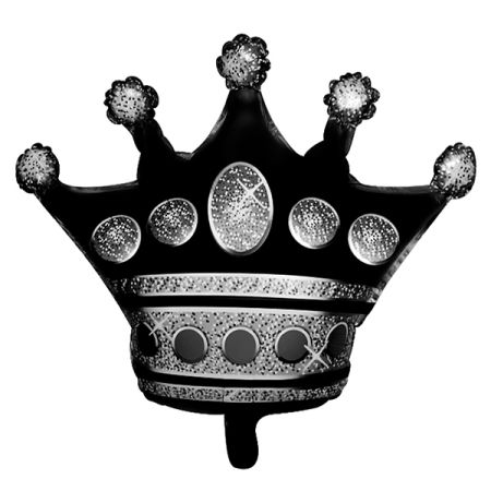 בלון מיילר 18 - כתר שחור  (C)