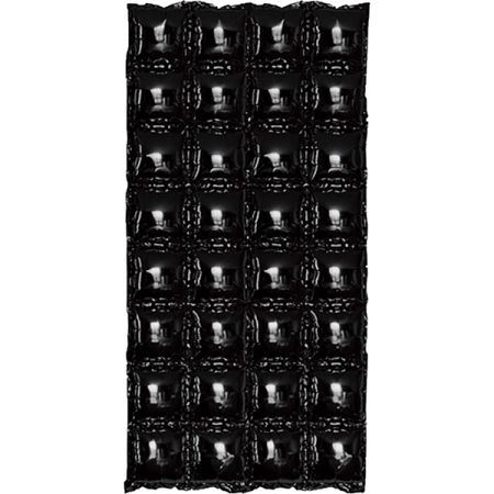 קיר בלונים מרובע מתנפח 76 על 140 סמ - שחור