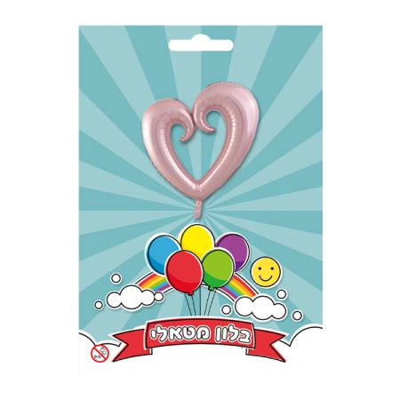 בלון מיילר 36 לב חלול - ורוד  (C)