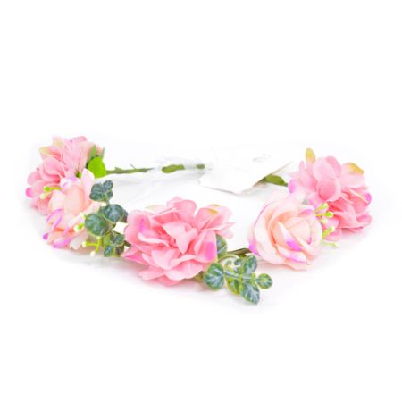 זר לראש- ורוד עתיק