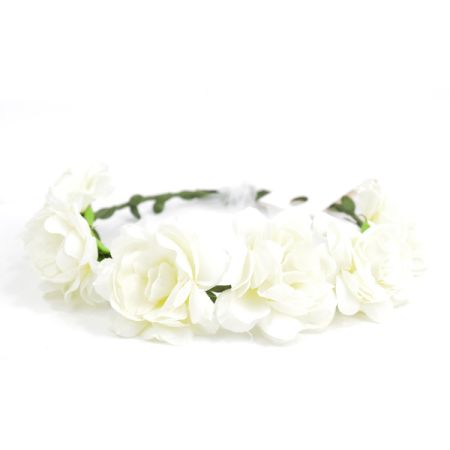 זר לראש-לבן