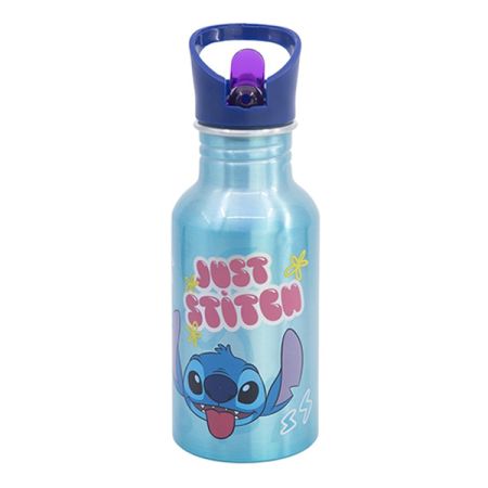 בקבוק אלומיניום 545 מ''ל עם קשית - סטיץ'