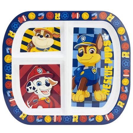 צלחת מחולקת מרובעת - מפרץ ההרפתקאות בנים