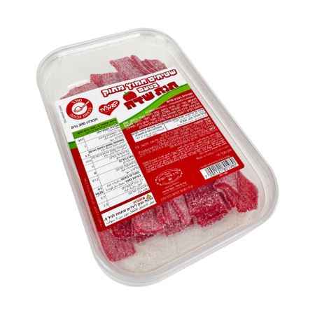 ממתק ליקריץ 200 גרם -  שטיחים בציפוי סוכר תות