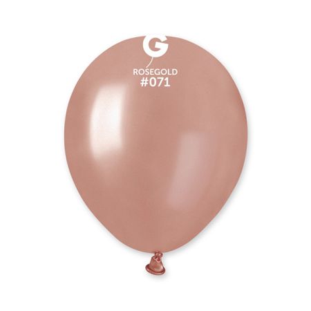 בלון AM50 מטאלי רוזגולד 71 100יח