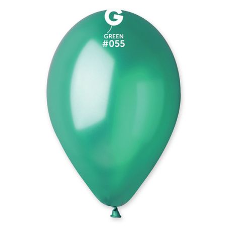 בלון G10 מטאלי 55 - ירוק 100 יח