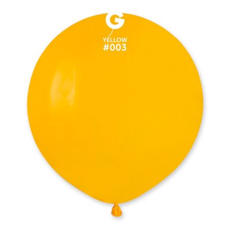 בלון G150 פסטל צהוב 03 25יח