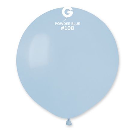 בלון G19 תכלת פודרה 108 25יח