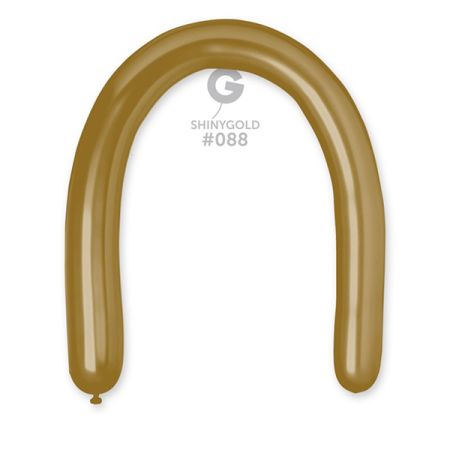 בלון נקניק DB6 מבריק זהב 88 50יח