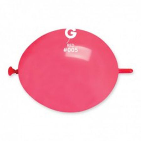 בלון לינק GL6 פסטל אדום 05 100יח