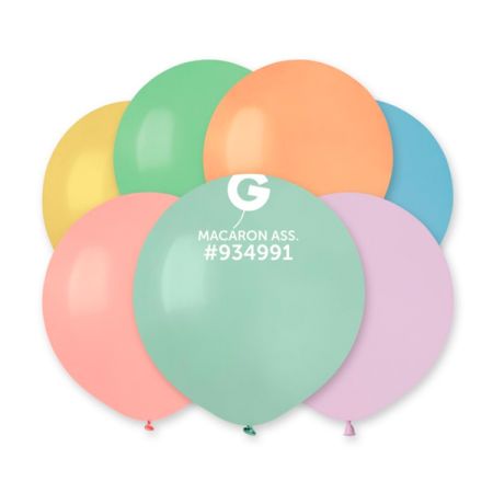 בלון G150 פסטל מקרון מעורב 25יח