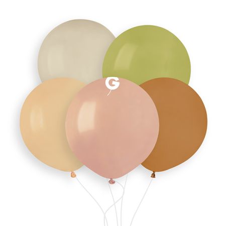 בלון G150 נטורל מעורב צבעים 25יח