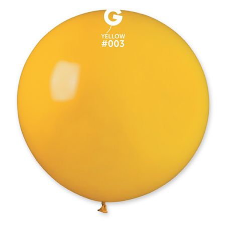 בלון פיתה G30 פסטל צהוב 03 10יח