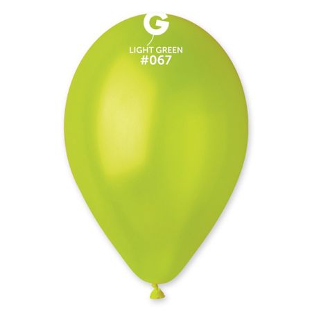 בלון GM90 מטאלי ירוק תפוח 67 100יח