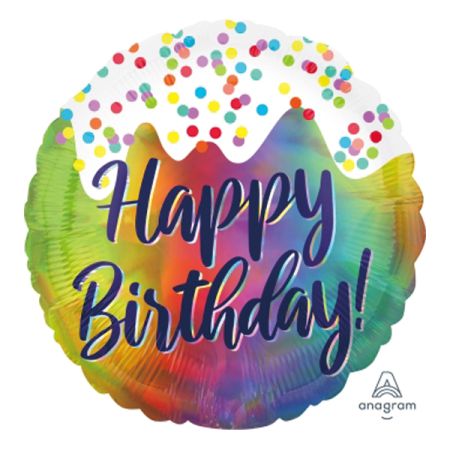 בלון מיילר 18-אנגלית HB ציפוי עוגה קונפט