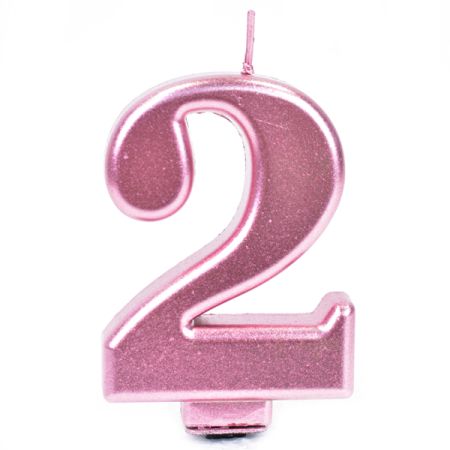 נר גדול מעמד שחור רוזגולד מטאלי - ספרה 2