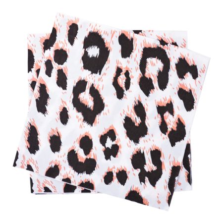 מפיות נייר 2 שכ 33X33 סמ 20 יח-ספארי מנומר