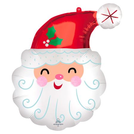 בלון מיילר27 סופר שייפ בצורת ראש סנטה